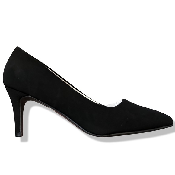 Dream Pairs Shoes - NIB Dream Pairs Women Black Nubuck Pointed Toe Stiletto Heel Pumps Shoes Sz 9